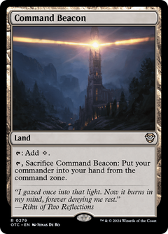 Command Beacon (279) [Outlaws of Thunder Junction Commander] - Deck Out Gaming