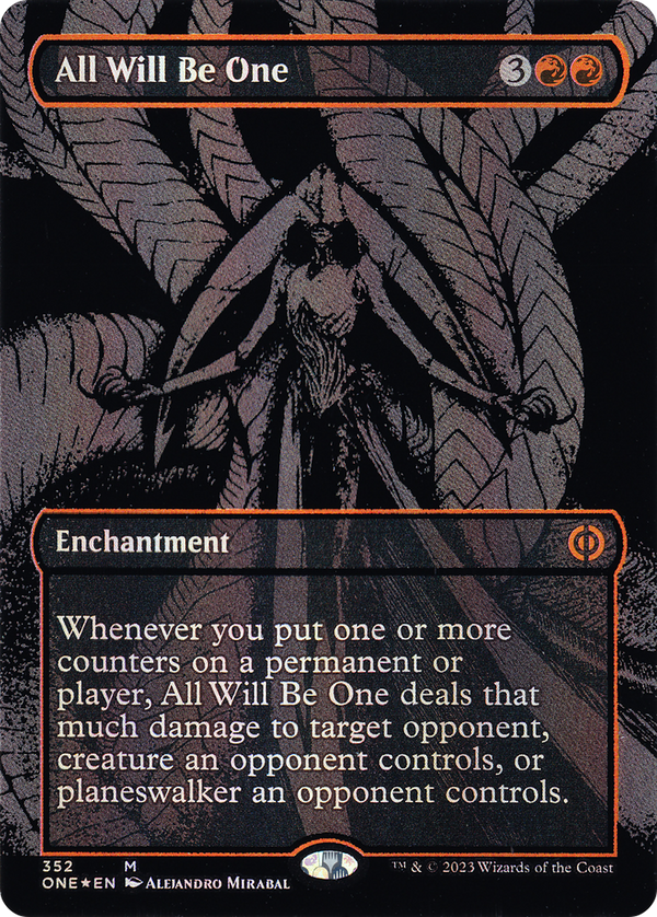 All Will Be One (Oil Slick Raised Foil) (352) [Phyrexia: All Will Be One] foil - Deck Out Gaming