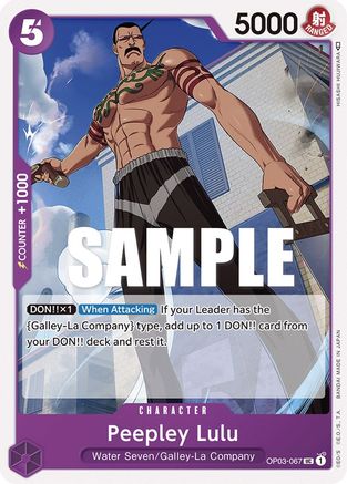 Peepley Lulu (OP03-067) [Pillars of Strength] - Deck Out Gaming