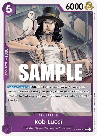 Rob Lucci (071) (OP03-071) [Pillars of Strength] Foil - Deck Out Gaming