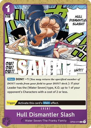 Hull Dismantler Slash (OP03-073) [Pillars of Strength] - Deck Out Gaming