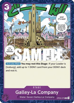 Galley-La Company (OP03-075) [Pillars of Strength] - Deck Out Gaming