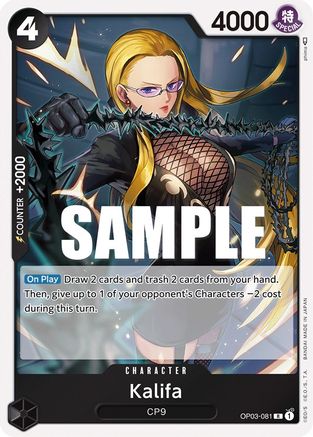 Kalifa (081) (OP03-081) [Pillars of Strength] Foil - Deck Out Gaming