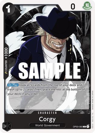 Corgy (OP03-083) [Pillars of Strength] - Deck Out Gaming