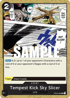 Tempest Kick Sky Slicer (OP03-096) [Pillars of Strength] - Deck Out Gaming