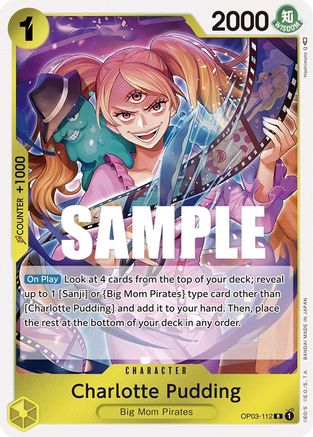 Charlotte Pudding (OP03-112) [Pillars of Strength] Foil - Deck Out Gaming