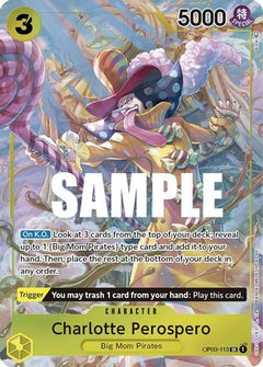 Charlotte Perospero (Alternate Art) (OP03-113) [Pillars of Strength] Foil - Deck Out Gaming