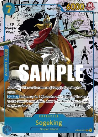 Sogeking (Alternate Art) (Manga) (OP03-122) [Pillars of Strength] Foil - Deck Out Gaming