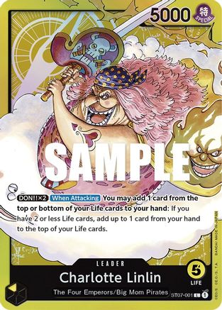 Charlotte Linlin (ST07-001) [Starter Deck 7: Big Mom Pirates] Foil - Deck Out Gaming
