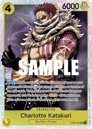 Charlotte Katakuri (ST07-003) [Starter Deck 7: Big Mom Pirates] Foil - Deck Out Gaming