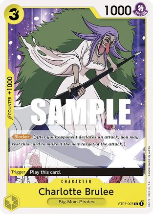 Charlotte Brulee (ST07-007) [Starter Deck 7: Big Mom Pirates] - Deck Out Gaming