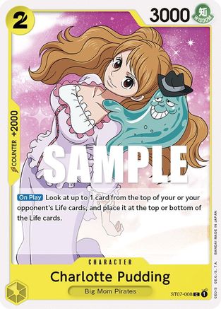 Charlotte Pudding (ST07-008) [Starter Deck 7: Big Mom Pirates] - Deck Out Gaming