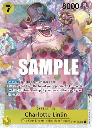 Charlotte Linlin (010) (ST07-010) [Starter Deck 7: Big Mom Pirates] Foil - Deck Out Gaming