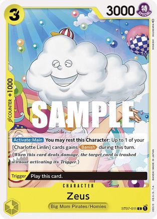 Zeus (ST07-011) [Starter Deck 7: Big Mom Pirates] - Deck Out Gaming