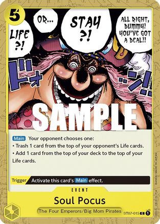 Soul Pocus (ST07-015) [Starter Deck 7: Big Mom Pirates] - Deck Out Gaming