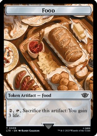 Food Token (0009) (9) [Universes Beyond: The Lord of the Rings: Tales of Middle-earth] - Deck Out Gaming