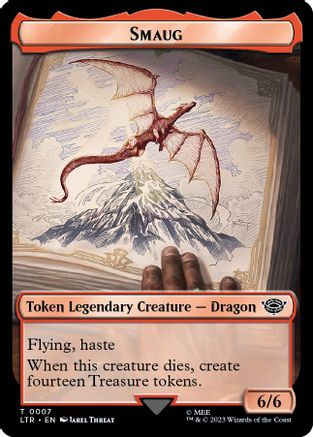 Smaug Token (7) [Universes Beyond: The Lord of the Rings: Tales of Middle-earth] - Deck Out Gaming