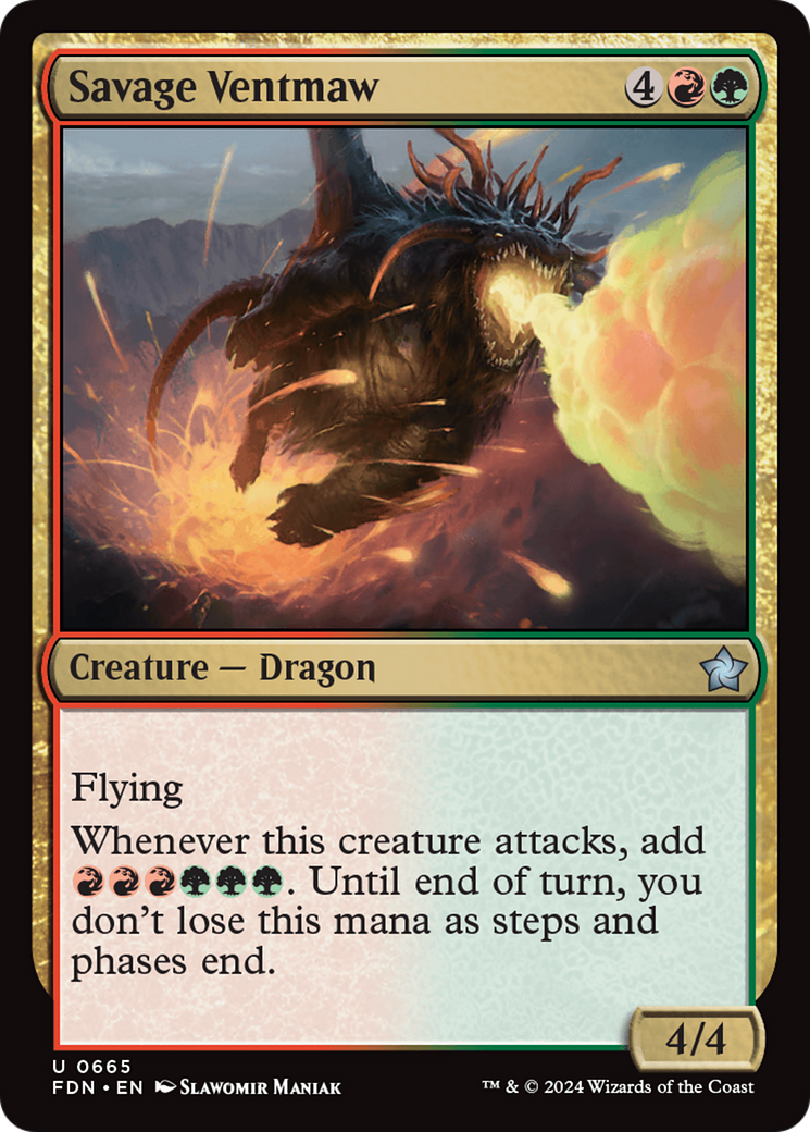 Savage Ventmaw (665) [Foundations] - Deck Out Gaming