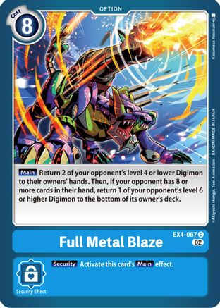 Full Metal Blaze (EX4-067) [Alternative Being Booster] - Deck Out Gaming