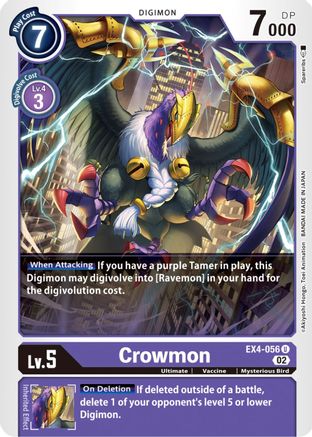 Crowmon (EX4-056) [Alternative Being Booster] - Deck Out Gaming