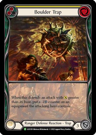 Boulder Trap - LGS138 (LGS138) [Flesh and Blood: Promo Cards] Rainbow Foil - Deck Out Gaming