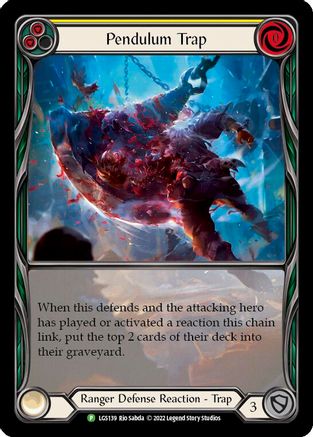 Pendulum Trap - LGS139 (LGS139) [Flesh and Blood: Promo Cards] Rainbow Foil - Deck Out Gaming