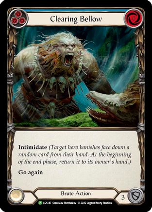 Clearing Bellow - LGS147 (LGS147) [Flesh and Blood: Promo Cards] Rainbow Foil - Deck Out Gaming
