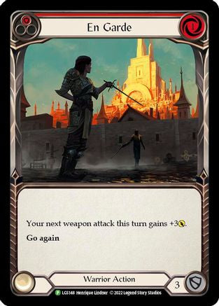 En Garde - LGS148 (LGS148) [Flesh and Blood: Promo Cards] Rainbow Foil - Deck Out Gaming