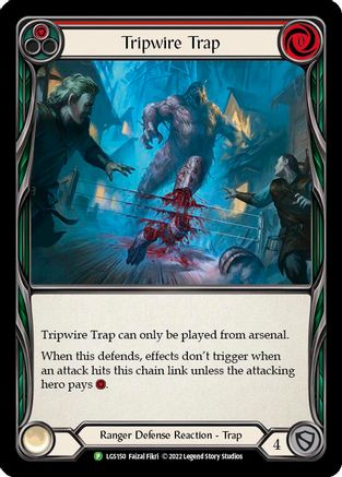 Tripwire Trap - LGS150 (LGS150) [Flesh and Blood: Promo Cards] Rainbow Foil - Deck Out Gaming