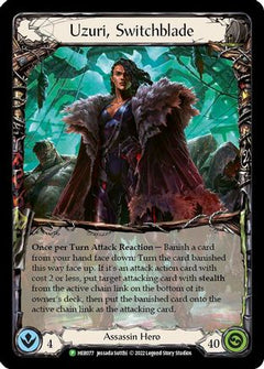 Uzuri, Switchblade - HER077 (HER077) [Flesh and Blood: Promo Cards] Cold Foil - Deck Out Gaming