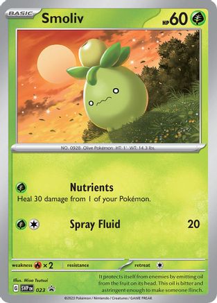 Smoliv - 023 (23) [SV: Scarlet & Violet Promo Cards] Holofoil - Deck Out Gaming
