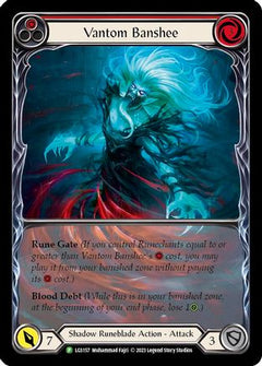 Vantom Banshee (Red) (Extended Art) - LGS157 (LGS157) [Flesh and Blood: Promo Cards] Rainbow Foil - Deck Out Gaming