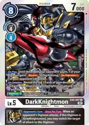 DarkKnightmon (EX4-047) [Alternative Being Booster] Foil - Deck Out Gaming