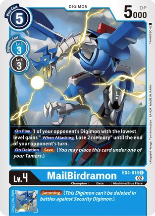 MailBirdramon (EX4-018) [Alternative Being Booster] - Deck Out Gaming