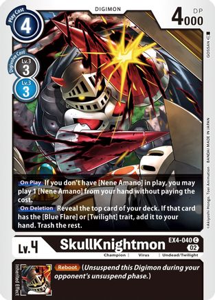 SkullKnightmon (EX4-040) [Alternative Being Booster] - Deck Out Gaming