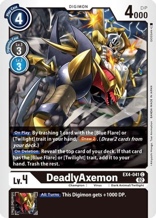 DeadlyAxemon (EX4-041) [Alternative Being Booster] - Deck Out Gaming