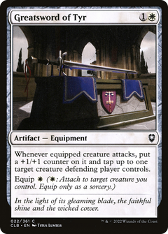 Greatsword of Tyr (22) [Commander Legends: Battle for Baldur's Gate] foil - Deck Out Gaming