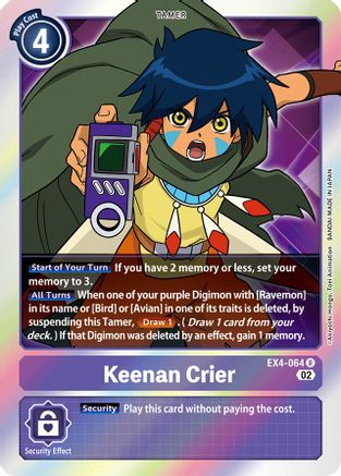 Keenan Crier (EX4-064) [Alternative Being Booster] Foil - Deck Out Gaming