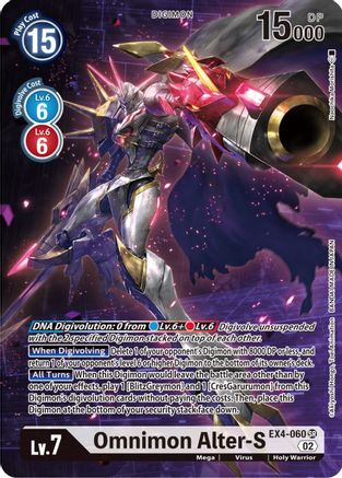 Omnimon Alter-S (Alternate Art) (EX4-060) [Alternative Being Booster] Foil - Deck Out Gaming