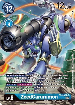 ZeedGarurumon (Alternate Art) (EX4-022) [Alternative Being Booster] Foil - Deck Out Gaming