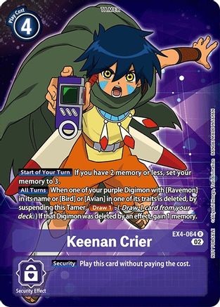 Keenan Crier (Alternate Art) (EX4-064) [Alternative Being Booster] Foil - Deck Out Gaming