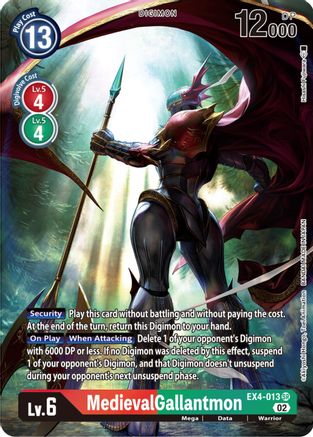 MedievalGallantmon (Alternate Art) (EX4-013) [Alternative Being Booster] Foil - Deck Out Gaming