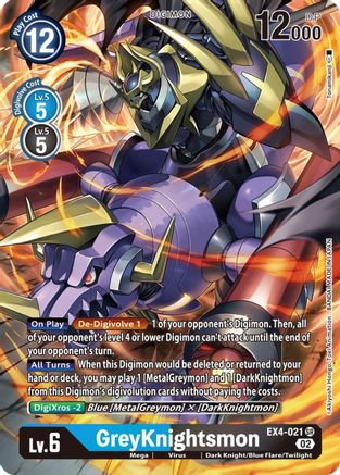 GreyKnightsmon (Alternate Art) (EX4-021) [Alternative Being Booster] Foil - Deck Out Gaming