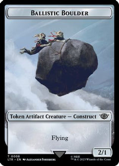Ballistic Boulder // Food (0010) Double-Sided Token (8) [Universes Beyond: The Lord of the Rings: Tales of Middle-earth] - Deck Out Gaming