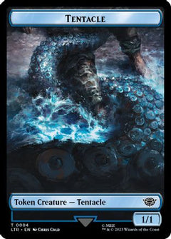 Tentacle // Food (0010) Double-Sided Token (4) [Universes Beyond: The Lord of the Rings: Tales of Middle-earth] foil - Deck Out Gaming