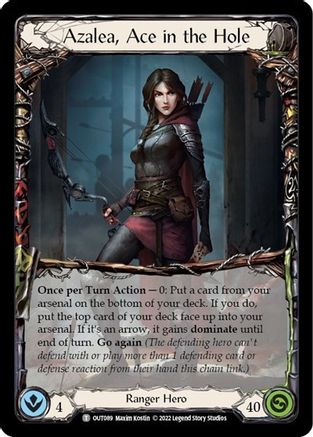 Azalea, Ace in the Hole // Ponder (OUT089) [Outsiders] - Deck Out Gaming