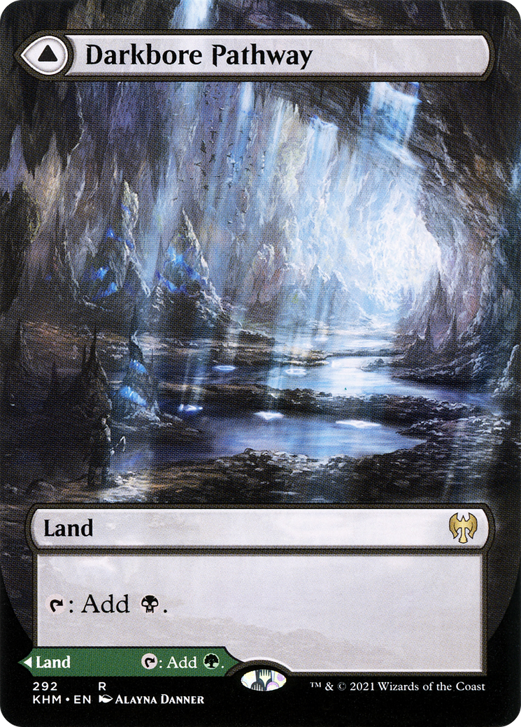 Darkbore Pathway (Borderless) (292) [Kaldheim] foil - Deck Out Gaming
