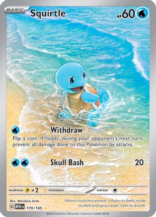 Squirtle - 170/165 (170) [SV: Scarlet & Violet 151] Holofoil - Deck Out Gaming