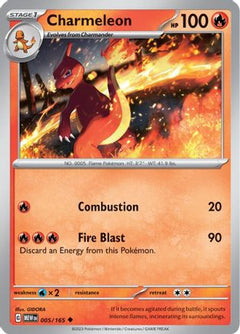 Charmeleon - 005/165 (5) [SV: Scarlet & Violet 151] - Deck Out Gaming