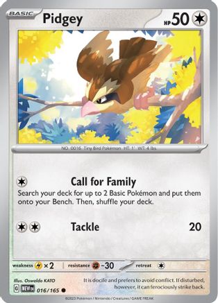 Pidgey (16) [SV: Scarlet & Violet 151] - Deck Out Gaming